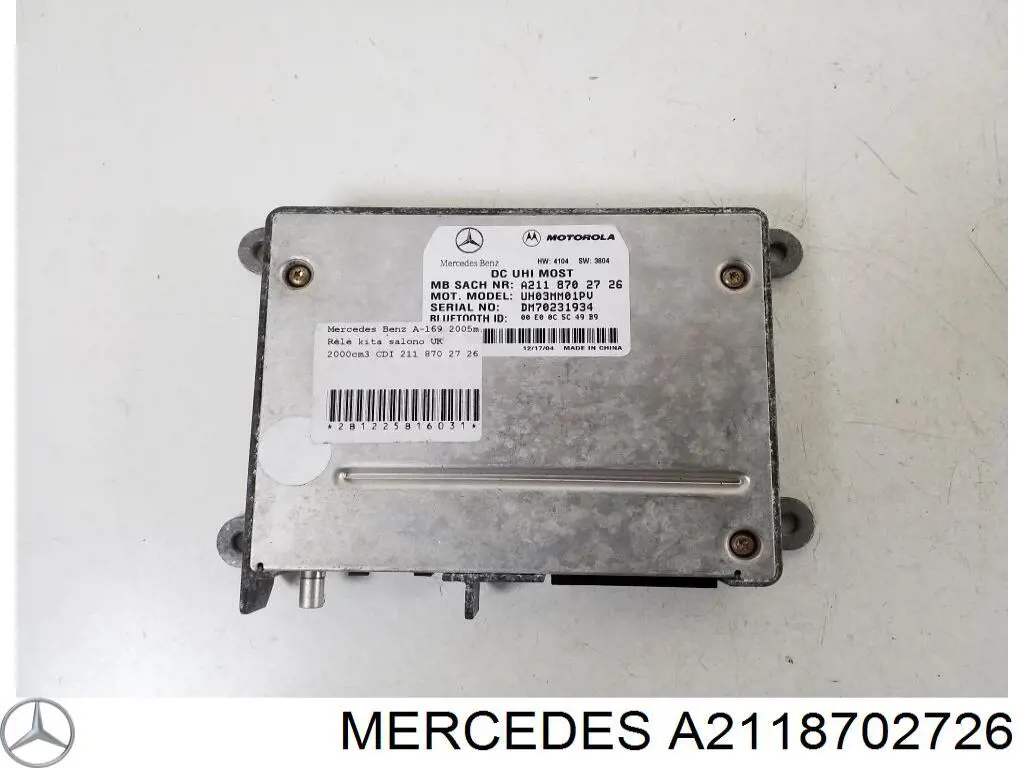 A2118702726 Mercedes