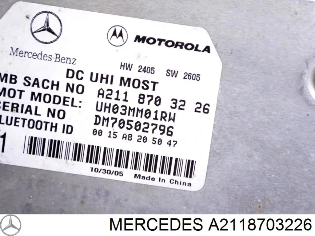 Unidad de control del teléfono Mercedes A2118703226 precio, desde 42,11 EUR
