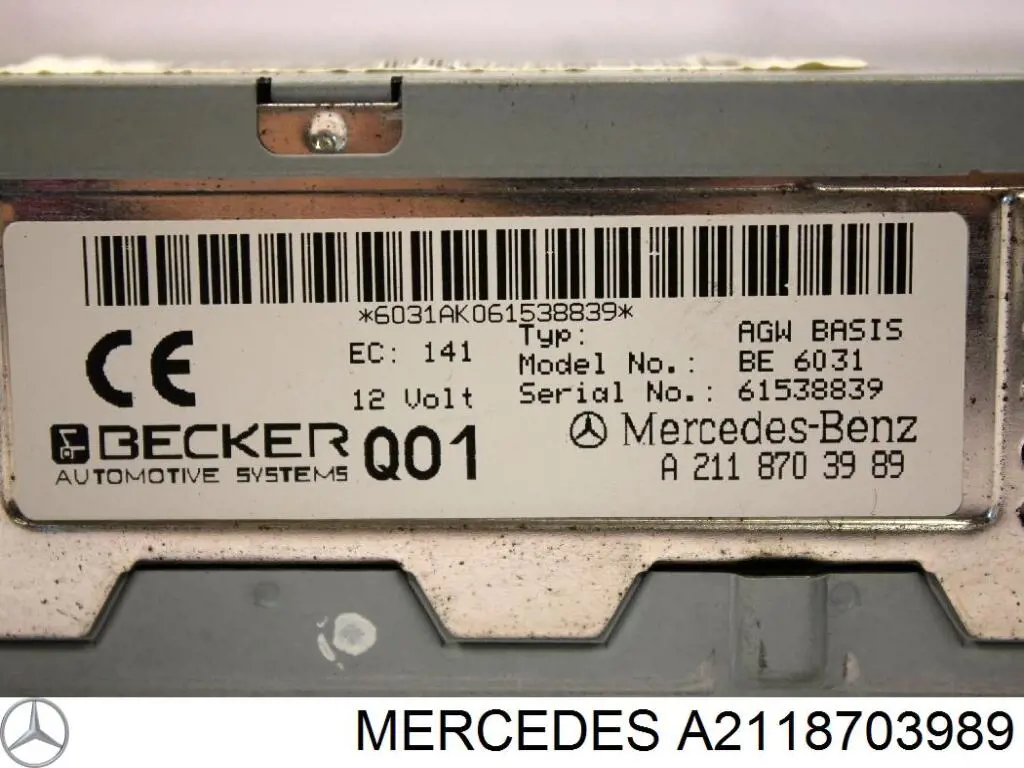 Amplificador de sonido del sistema de audio Mercedes A2118703989 precio, desde 65,34 EUR