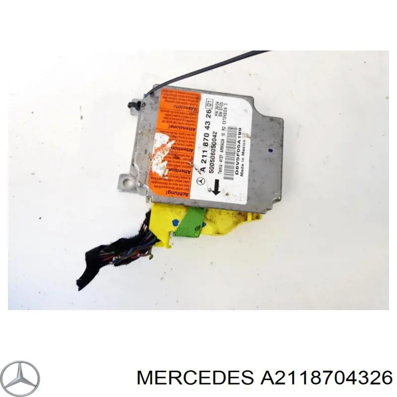 A2118704326 Mercedes Módulo de control de airbag