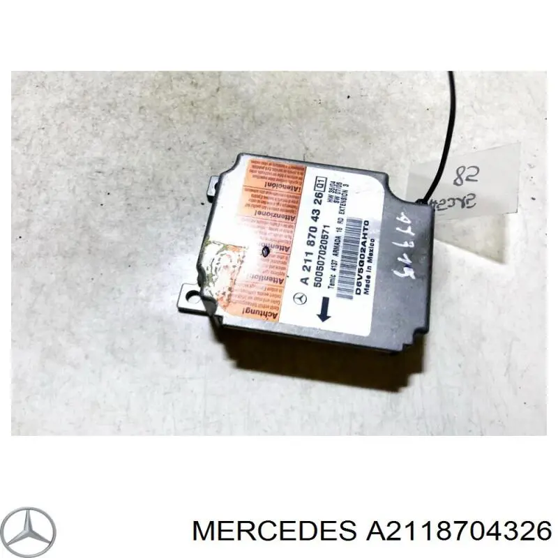 Módulo de control de airbag Mercedes A2118704326 precio, desde 66,79 EUR