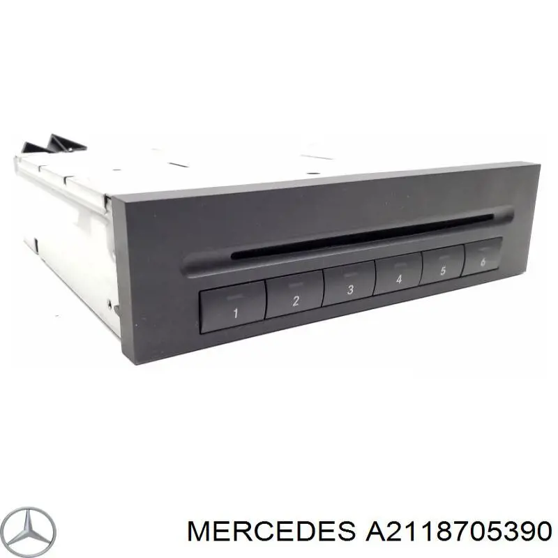 A2118705390 Mercedes radio (radio am/fm)