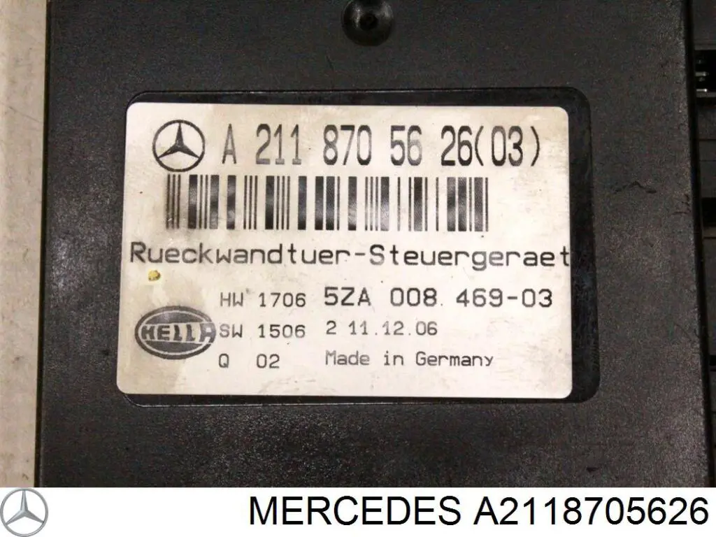 Comprar A2118705626 Mercedes Módulo de control de apertura de la tapa del maletero