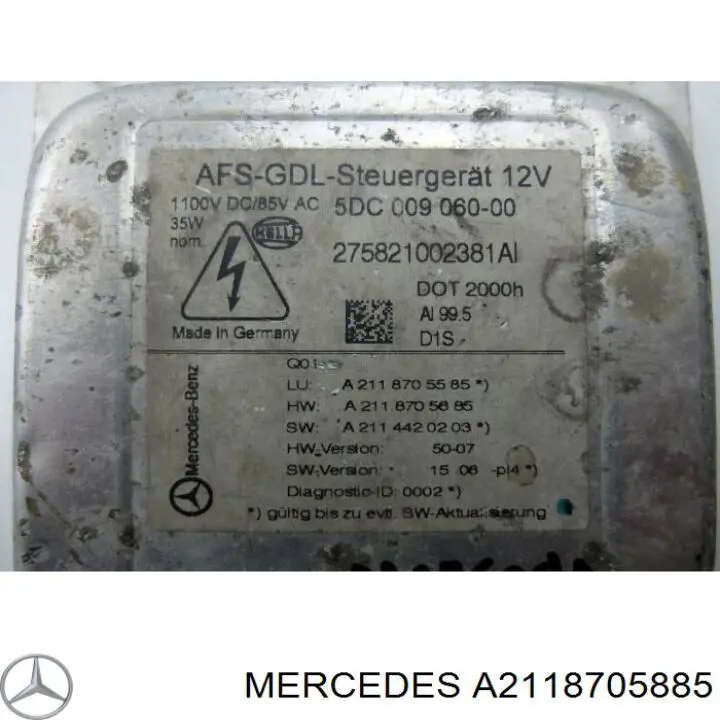 A211870588580 Mercedes