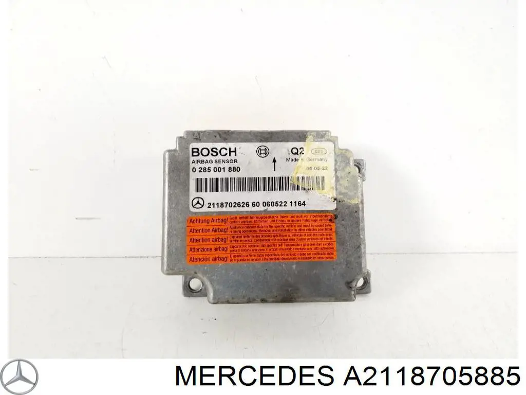 Comprar A2118705885 Mercedes Módulo de control de airbag