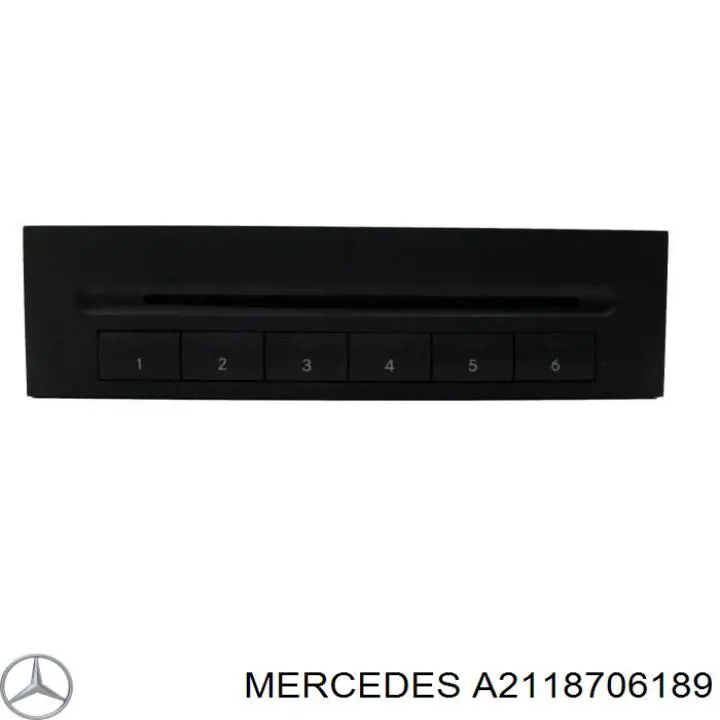 A2118706189 Mercedes radio (radio am/fm)