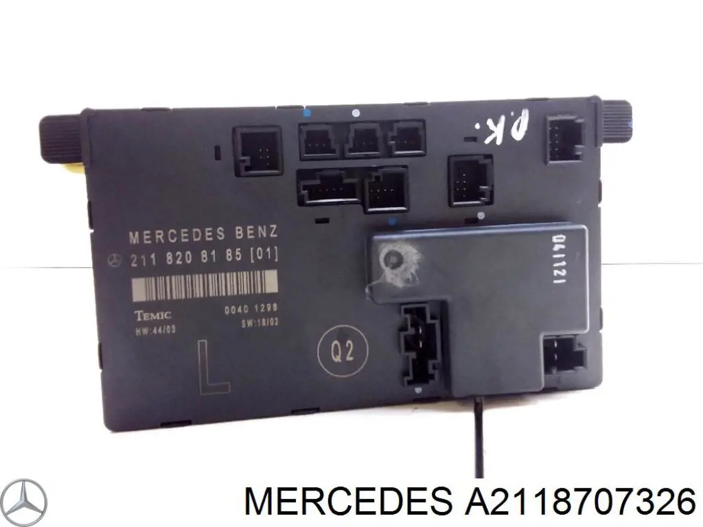Módulo de confort A2118707326 Mercedes