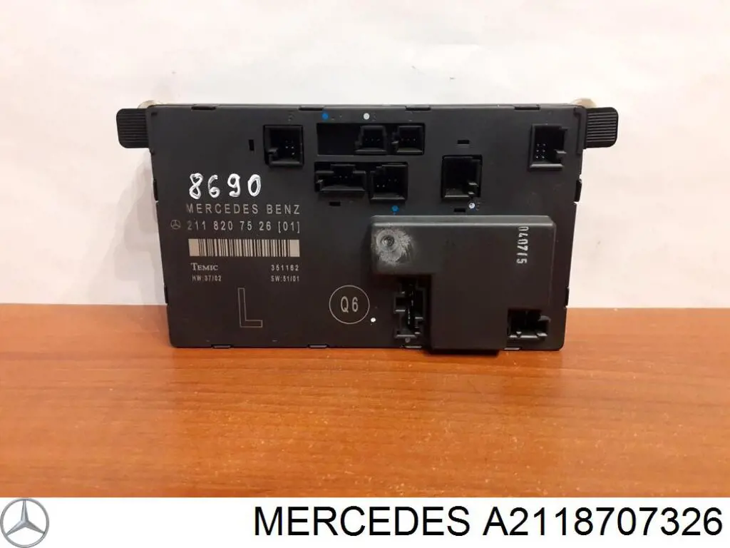 Unidad de confort Mercedes A2118707326