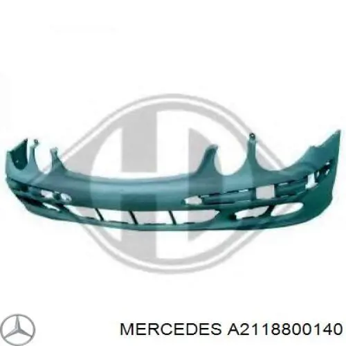 A2118800140 Mercedes parachoques delantero