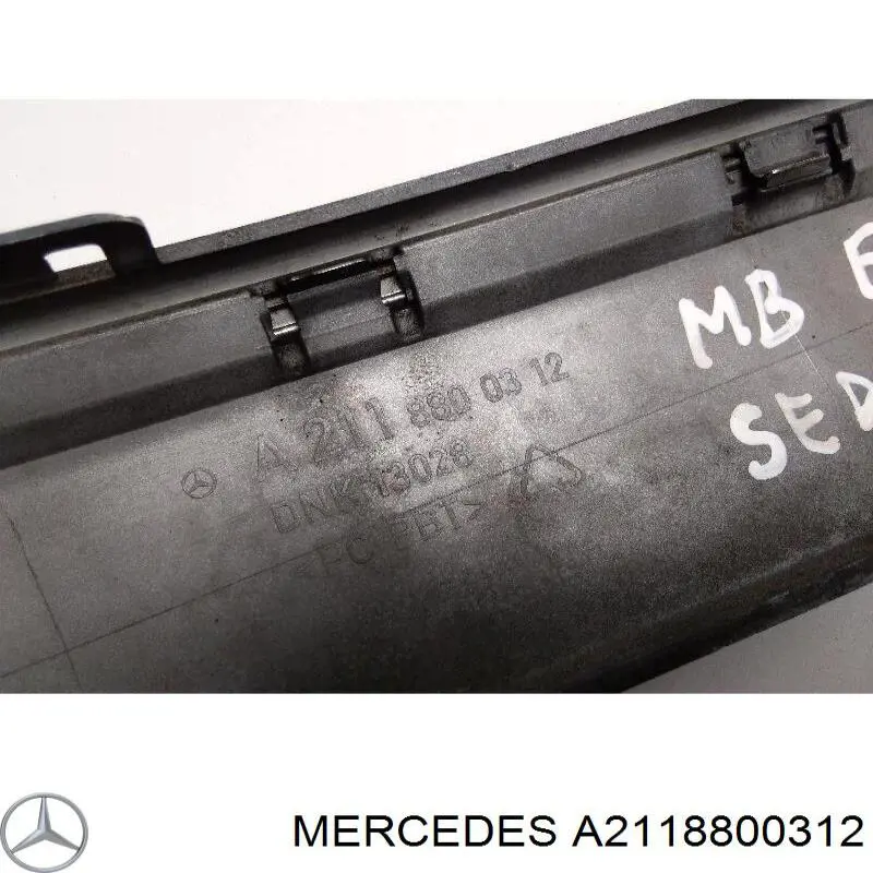 Comprar A2118800312 Mercedes Protector parachoques trasero izquierdo