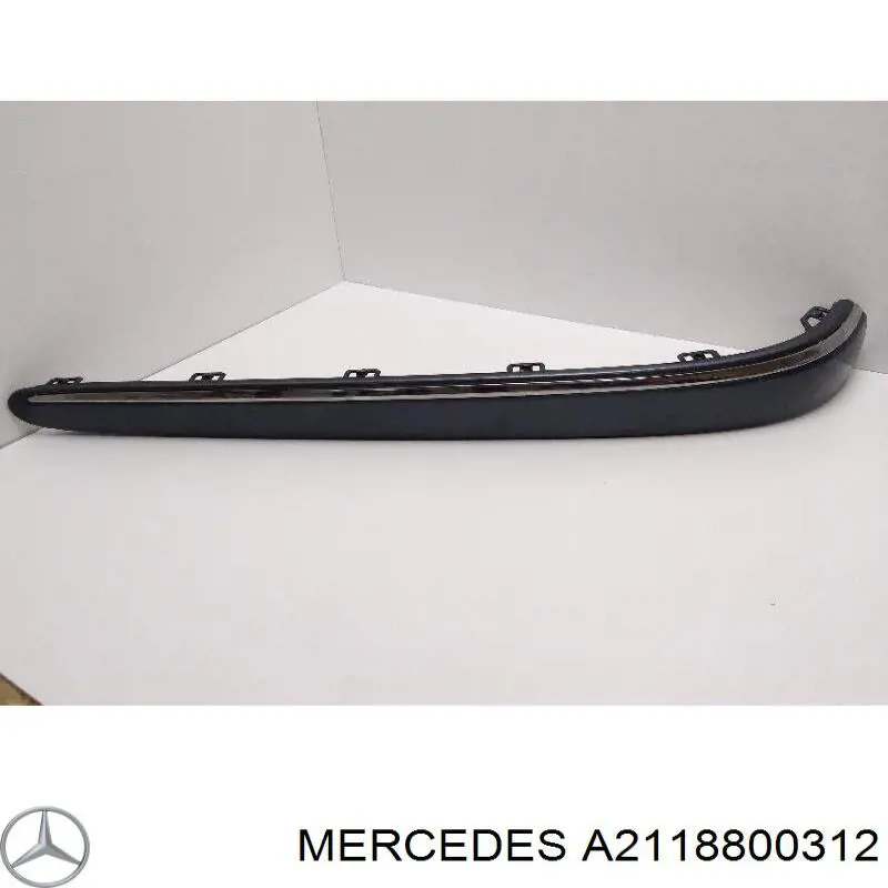 Moldura izquierda del parachoques trasero Mercedes A2118800312 precio, desde 43,79 EUR