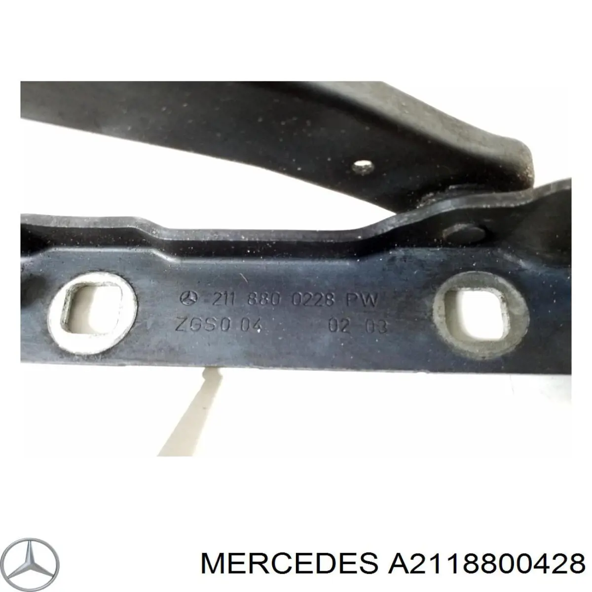 Bisagra derecha del capó A2118800428 Mercedes