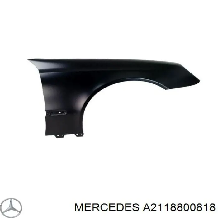 A2118800818 Mercedes guardabarros delantero derecho