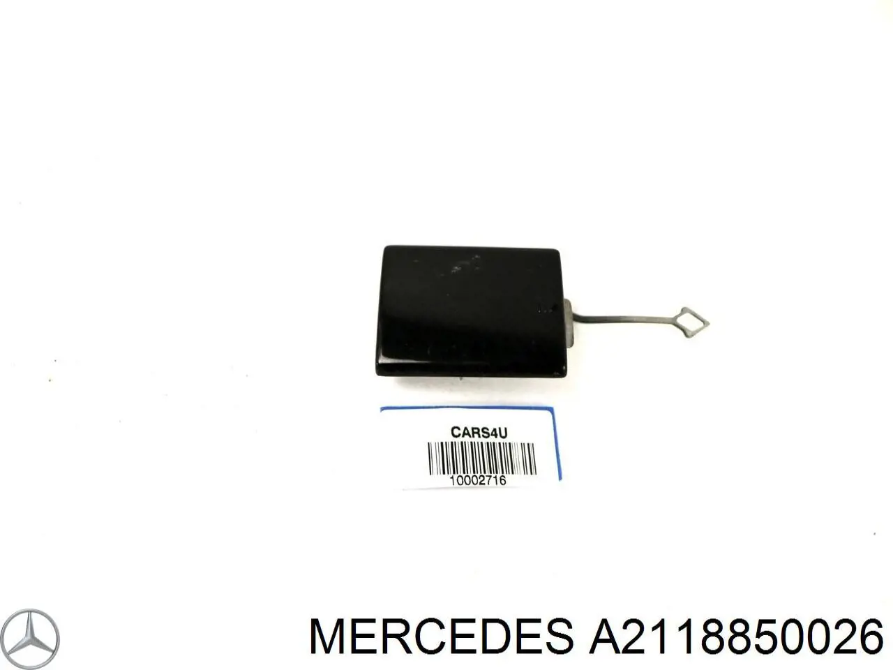 A2118850026 Mercedes cobertura de parachoques, enganche de remolque, delantera