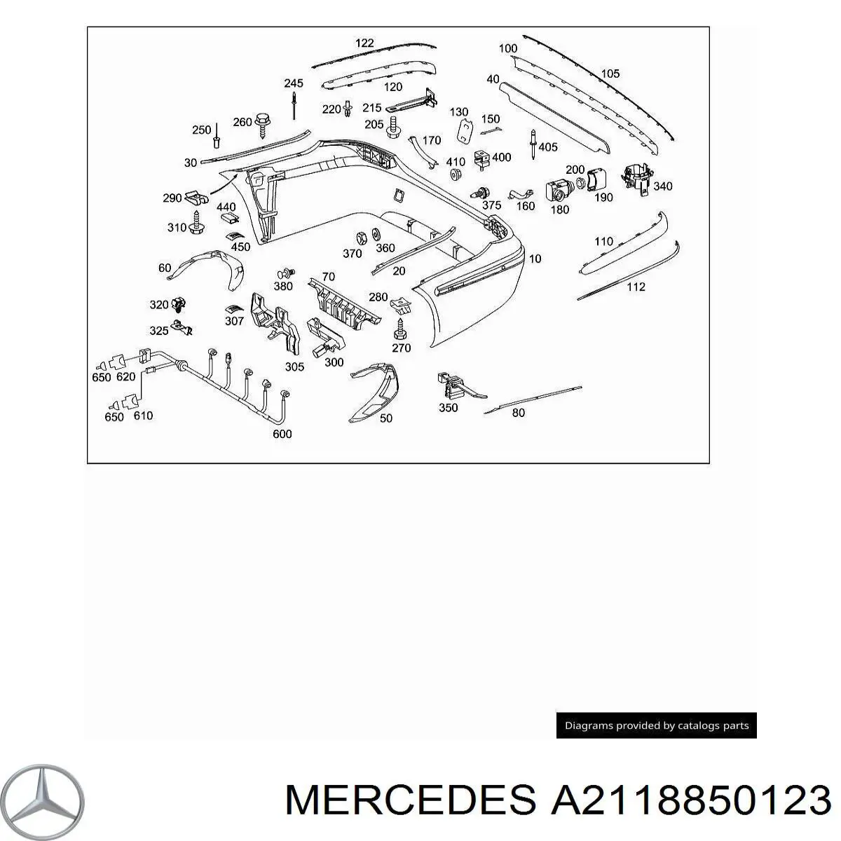 A2118850123 Mercedes 