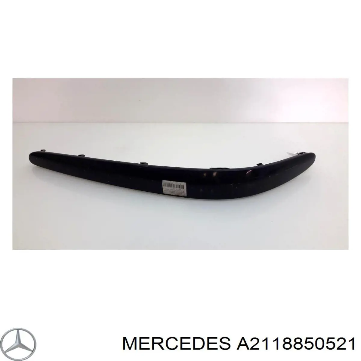 A2118850521 Mercedes moldura de parachoques delantero izquierdo