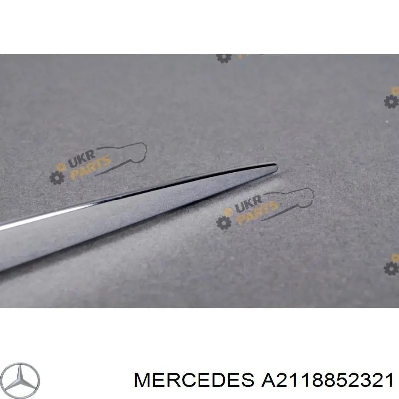 Moldura de paragolpes delantero izquierdo para Mercedes E (W211)