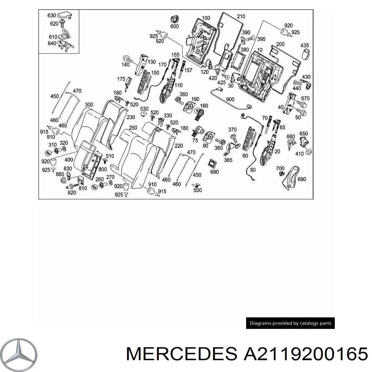 A2119200165 Mercedes