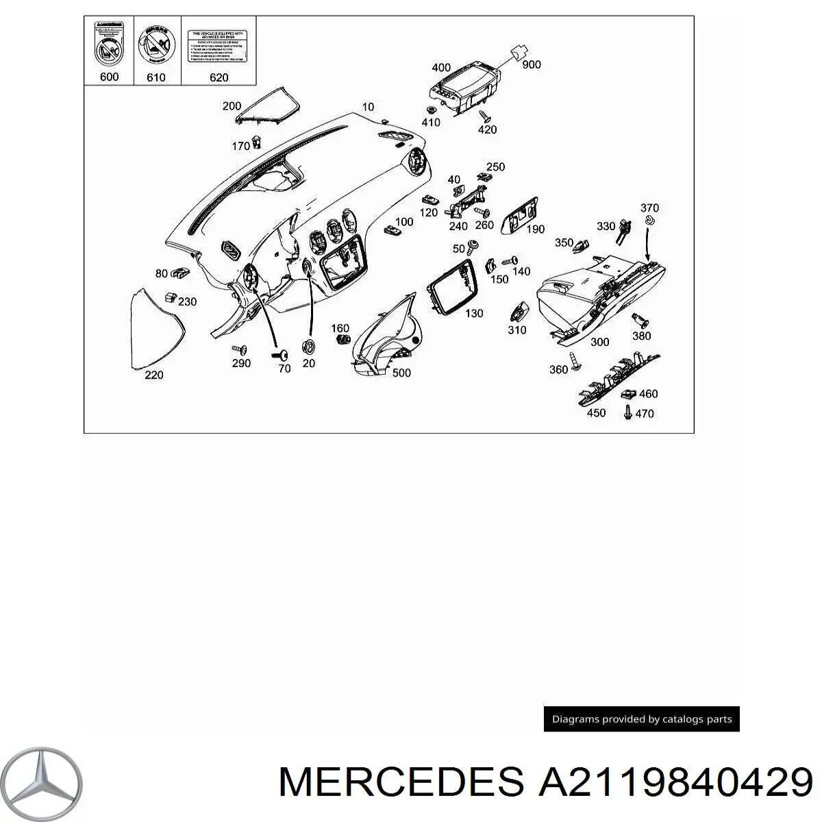 A2119840429 Mercedes 