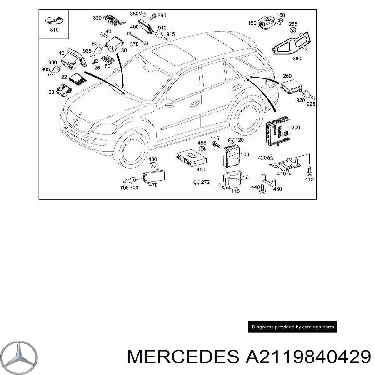  Mercedes A2119840429 precio, desde 3,87 EUR