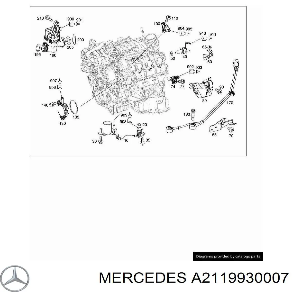  Mercedes A2119930007 precio, desde 5,66 EUR