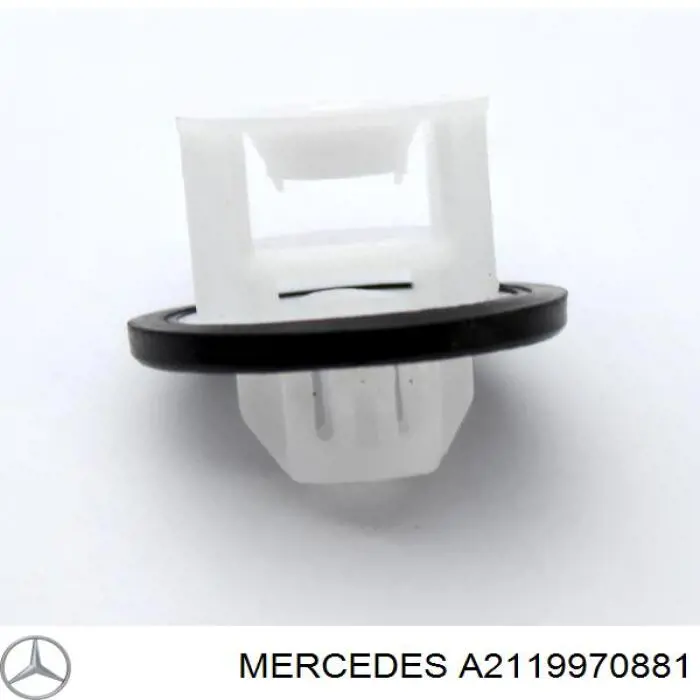 A2119970881 Mercedes clip, tubuladura de sujeción, alféizar de la puerta