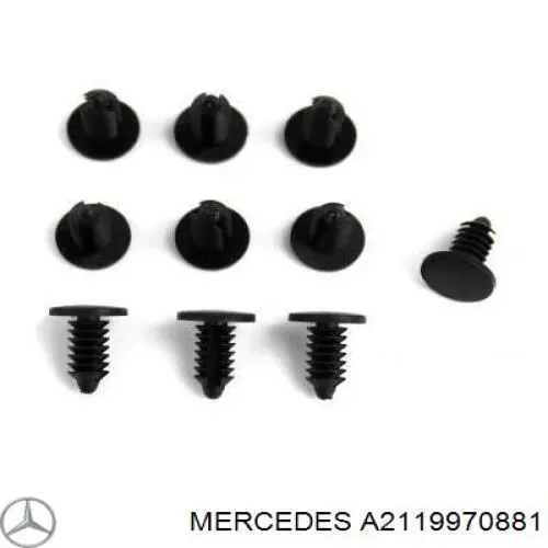Clip de sujeción de moldura de estribo Mercedes 2119970881 precio, desde 5,63 EUR