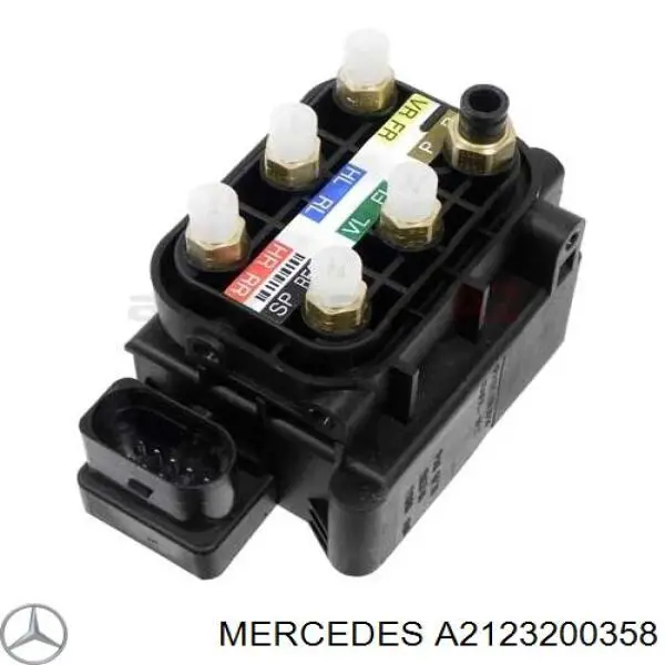 A2123200358 Mercedes Bloque de válvulas de suspensión regulable