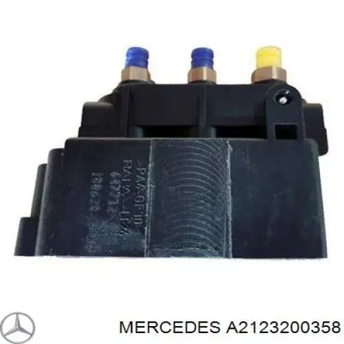 2513200058 Mercedes válvula de suspensión hidráulica