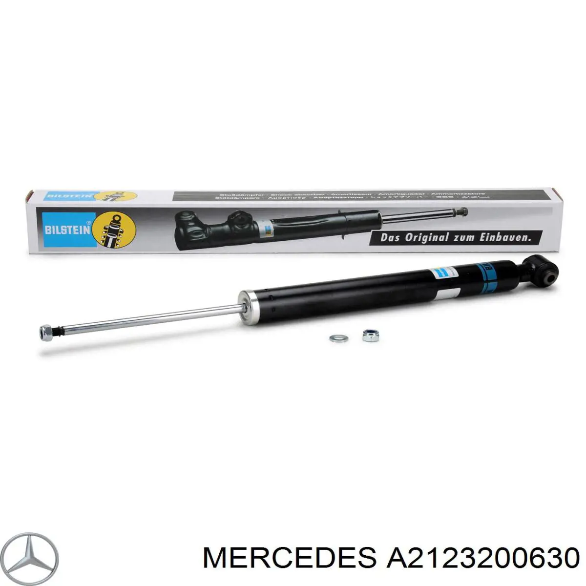 A2123200630 Mercedes amortiguador trasero