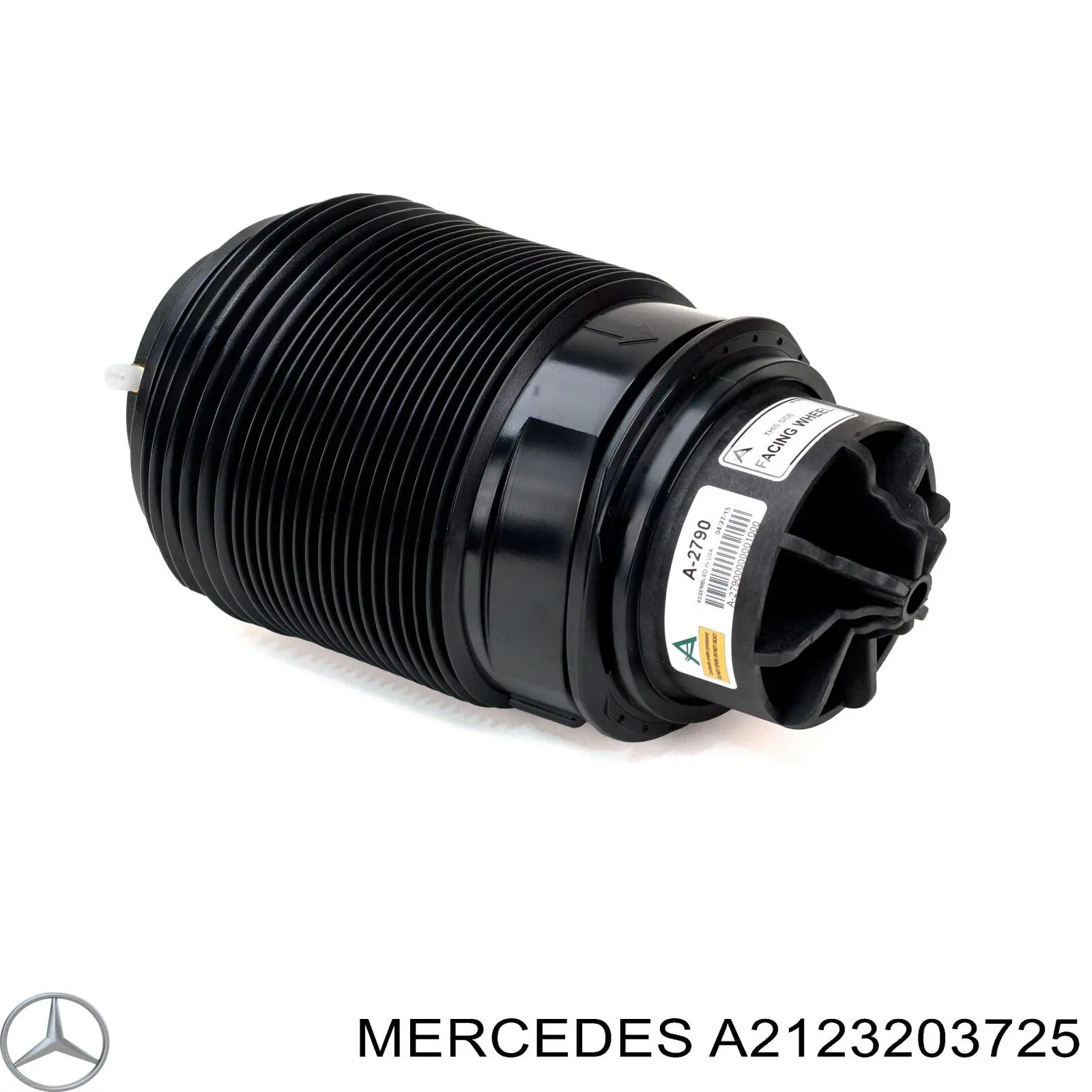 Bolsa de aire del eje trasero A2123203725 Mercedes