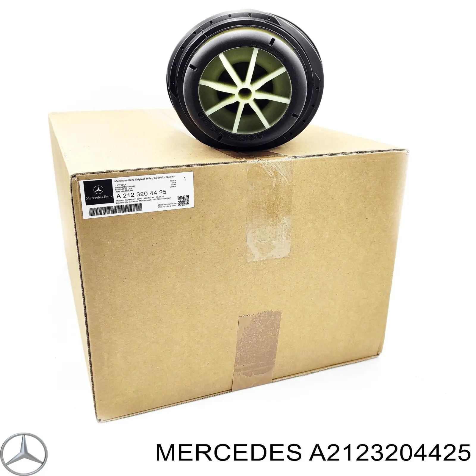 2123204425 Mercedes muelle neumático, suspensión, eje trasero