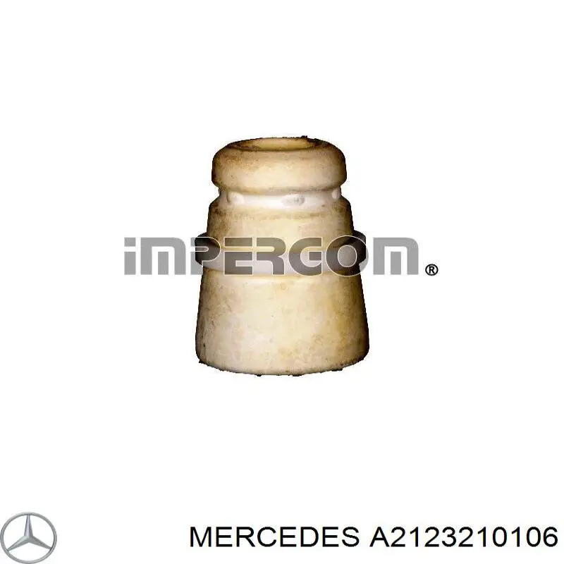 A2123210106 Mercedes almohadilla de tope, suspensión delantera