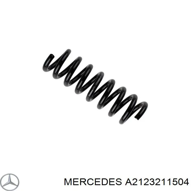 2123211504 Mercedes muelle de suspensión eje delantero