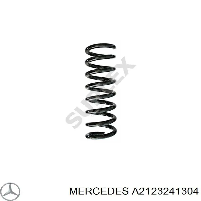 Muelle de suspensión trasero Mercedes A2123241304 precio, desde 69,70 EUR