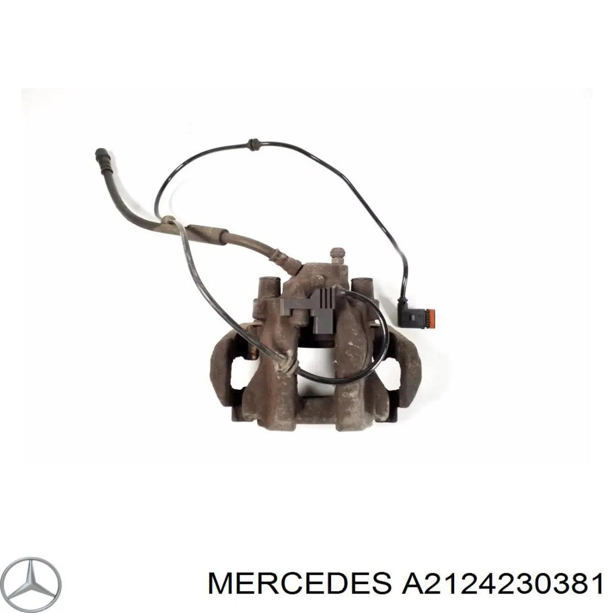 A2124230381 Mercedes pinza de freno trasero derecho