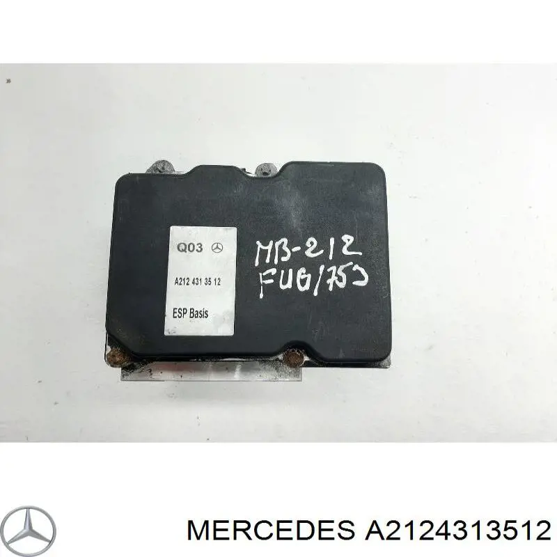 A2124313512 Mercedes Unidad de control ABS hidráulico