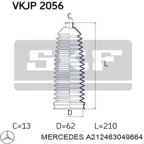 A212463049664 Mercedes fuelle, dirección