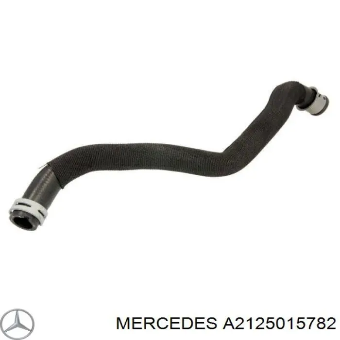A2125015782 Mercedes tubería de radiador, tuberia flexible calefacción, inferior