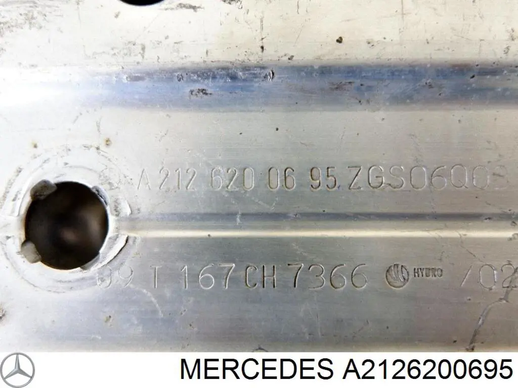 A2126200695 Mercedes absorbente parachoques delantero