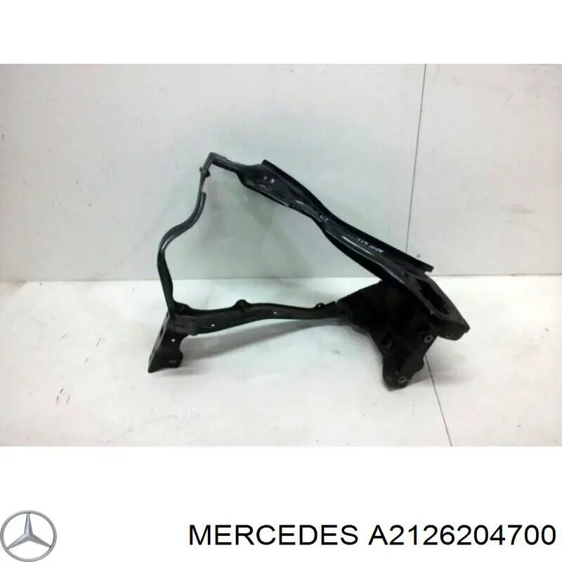 A2126204700 Mercedes soporte de radiador derecha (panel de montaje para foco)