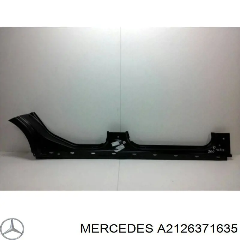 Umbral exterior derecho Mercedes E sedán (W212) (2009 - 2016) precio, desde 754,21 EUR