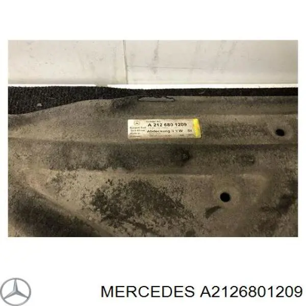 Protección inferior izquierda A2126804508 Mercedes
