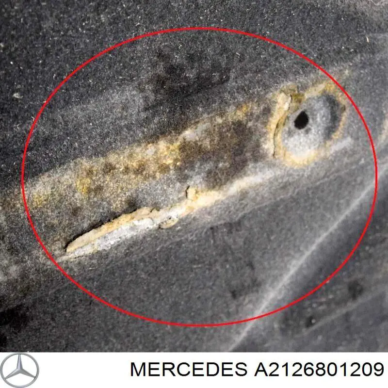 Protección inferior izquierda Mercedes A2126804508 precio, desde 115,89 EUR
