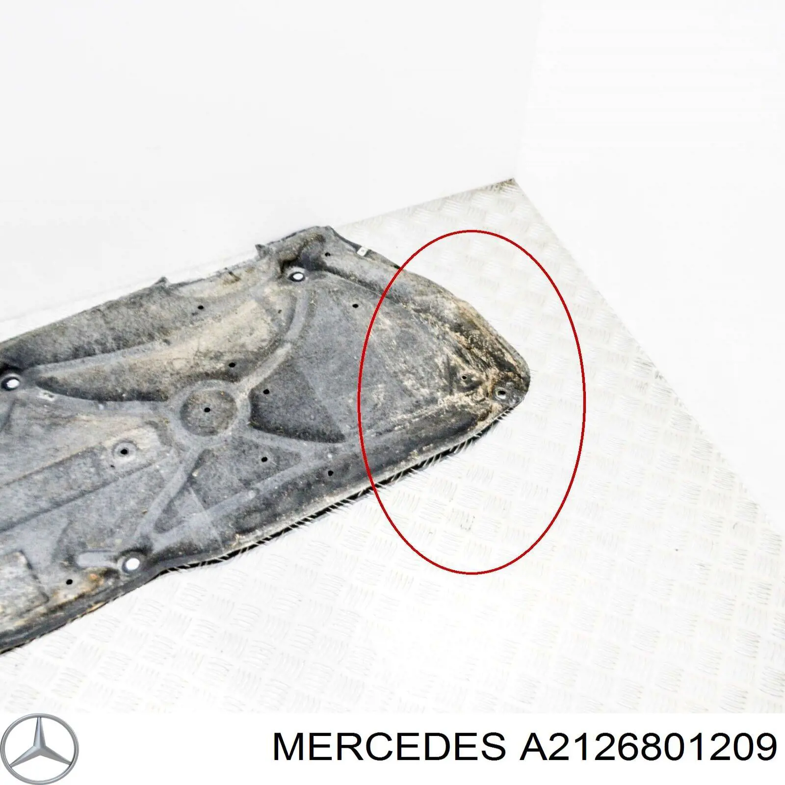 Comprar A2126804508 Mercedes Protección inferior izquierda