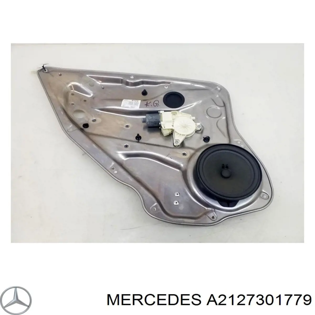 A2127301779 Mercedes mecanismo de elevalunas, puerta trasera izquierda