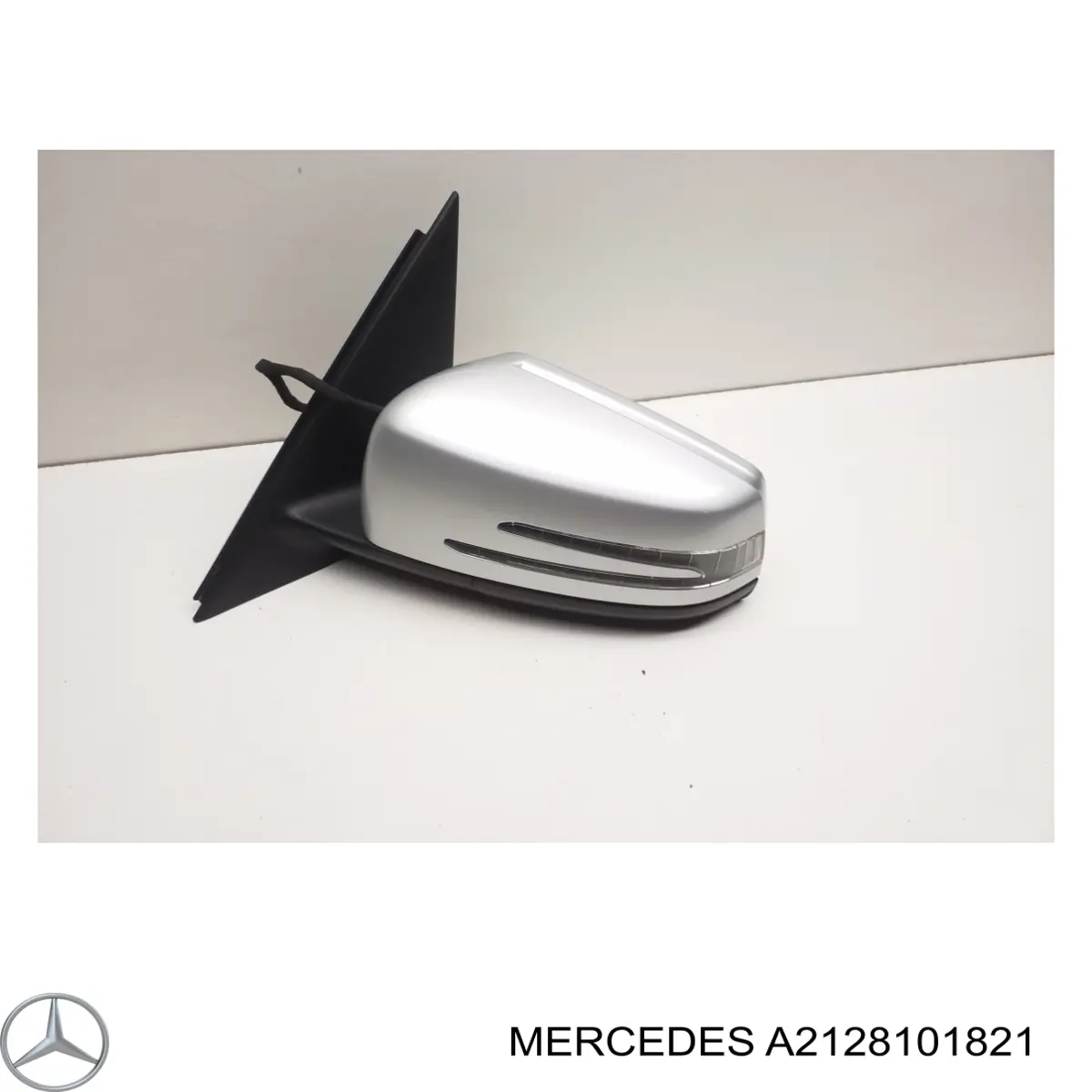 A2128101821 Mercedes cristal de espejo retrovisor exterior izquierdo