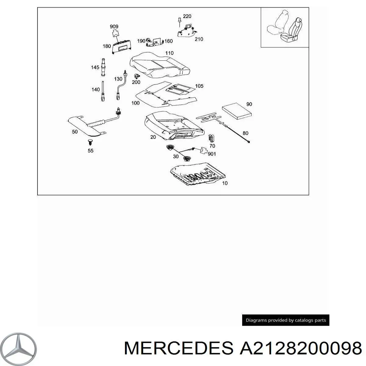 A2128200098 Mercedes