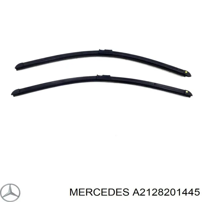 Comprar A2128201445 Mercedes Juego de escobillas de luna delantera, 2 piezas