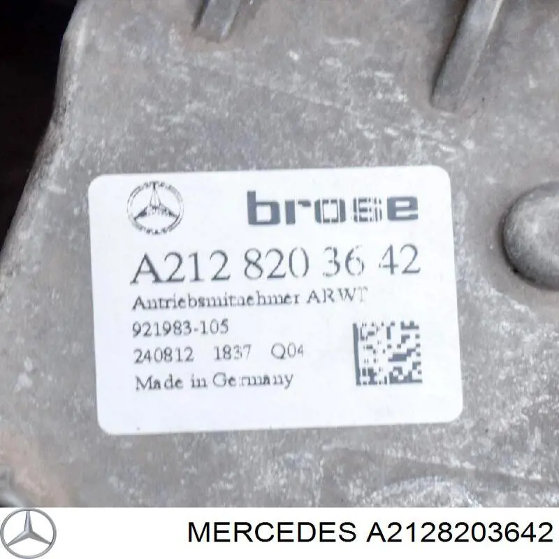  Mercedes A2128203642
